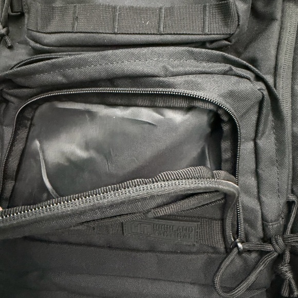 Black Tactical Backpack by Highland Tactical - Picture 3 of 9